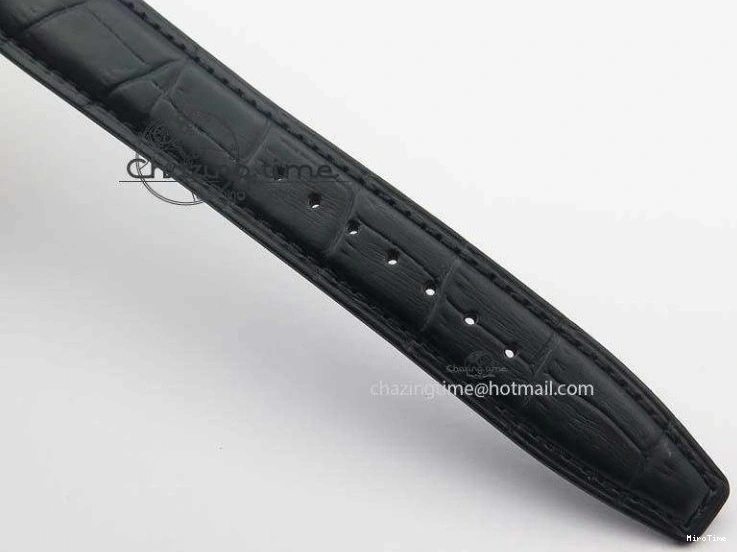 MIROTIME 0217 Modern Portuguese IW371404 ZF V3 1:1 Best Edition SS Black Dial On Black Leather Strap A 7267